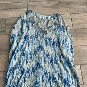 Blue sheer tunic Size L thumbnail 2