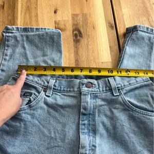 Vintage Lee Original Jeans Women’s 12M (27x29) Light Wash Straight Leg thumbnail 9