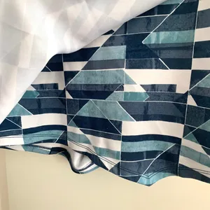 3/$15 Abercrombie & Fitch Abstract Geometric Print Skort in Blue thumbnail 2