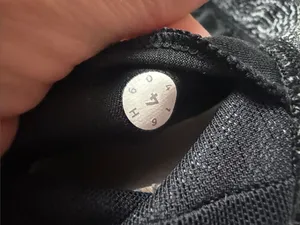 Lululemon Both Ways Bra Scatter Star Arctic Grey / Black Size 4 C26-025 thumbnail 6