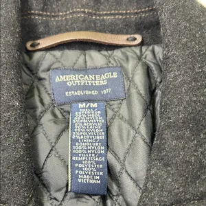 American Eagle Outfitters Charcoal Peacoat thumbnail 6