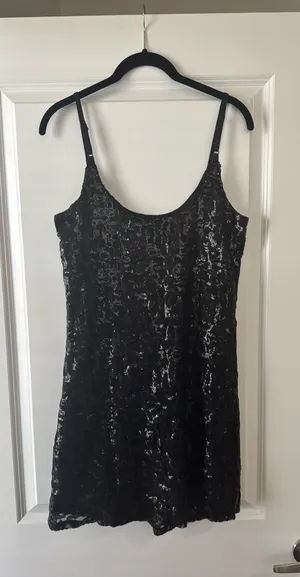 Devlin Sequin Black Dress thumbnail 3