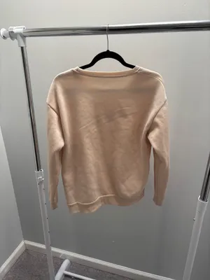 SHEIN Cream Heart Teacher Pullover Sweatshirt thumbnail 3