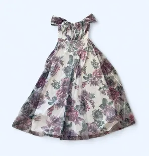 Maxi mesh floral off the shoulder dress size S by Lovely Grace thumbnail 1