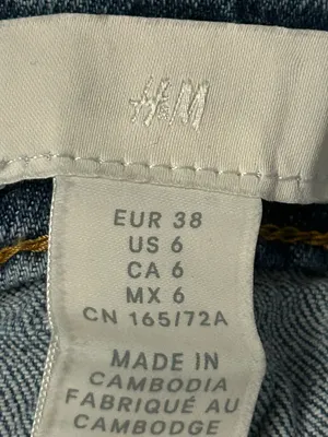 H&M Denim Straight Leg Jeans thumbnail 3