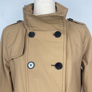 GAP Double Breasted Trench Coat/Raincoat Tan Khaki thumbnail 3