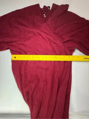 Petal & Pup Burgundy Ribbed Knit Tank Dress thumbnail 6