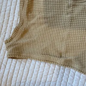 Aerie Offline Womens Cropped Muscle Tank Top Medium Waffle Knit- So Much Sweat thumbnail 10