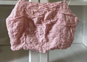 PacSun Pink Ruffle Crop Top thumbnail 1