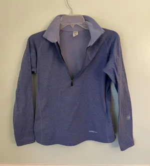 PATAGONIA women's SMALL R.5 r5 top‎ Blue thermal base layer 41610 VTG USA thumbnail 1