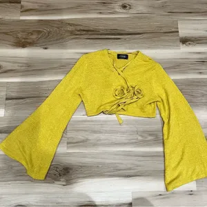 Cider Sedona Sunshine Wrap Long Sleeve Blouse Women’s Large thumbnail 2