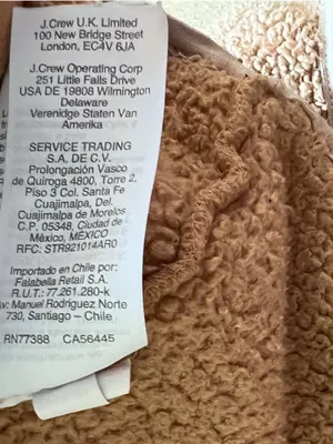 J.Crew Cozy Teddy Fleece Half-Zip Pullover Light Brown‎ with Neon Zip size XXL thumbnail 4