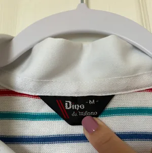 Vintage Striped Cropped Long Sleeve Top thumbnail 4