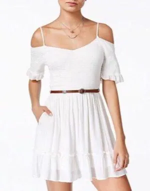AMERICAN Rag Cold-Shoulder Fit & Flare Dress thumbnail 1