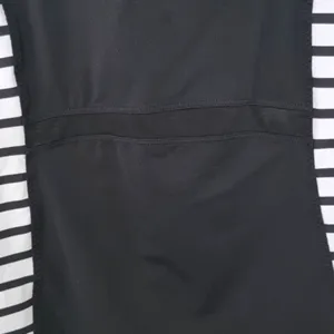 Athleta‎ Black and White Stripe Ace Racer Tank Top Mesh Details Pockets Size S thumbnail 9