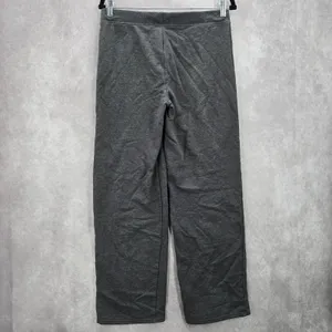 Hanes‎ Eco Smart Gray Pullon Wide Straight Leg Trousers Joggers Pants S Small thumbnail 2