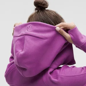 NEW Lululemon Scuba Oversized Half Zip Hoodie Vivid‎ Plum Athletic Cozy XL/XXL thumbnail 7