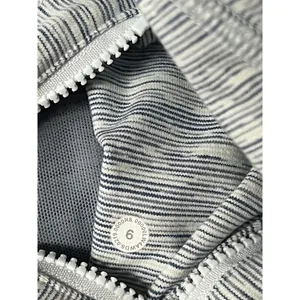 Lululemon Define Full Zip Up Jacket - Wee Are From Space Blue Striped - Size 6 thumbnail 6