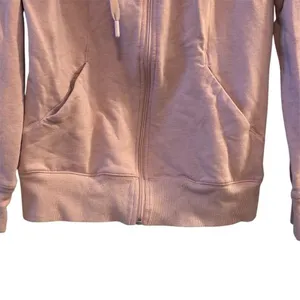 Zella Women's‎ M Pink Ruched Long Sleeve Zip Front Hoodie Jacket thumbnail 8