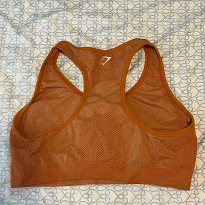 Gymshark Seamless Racerback Sports Bra - Rust thumbnail 2