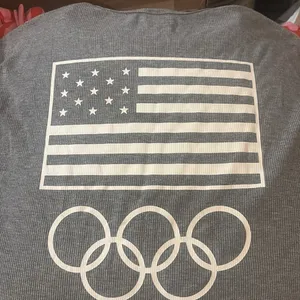 SKIMS Team USA‎ Olympic Rib Cropped Shirt thumbnail 2