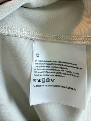 Lululemon Perfectly Oversized Cropped Crew Sweatshirt Bone 12 thumbnail 6
