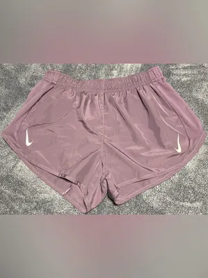 #17 NWOT Nike Women’s Purple Athletic Running Shorts Size L thumbnail 3