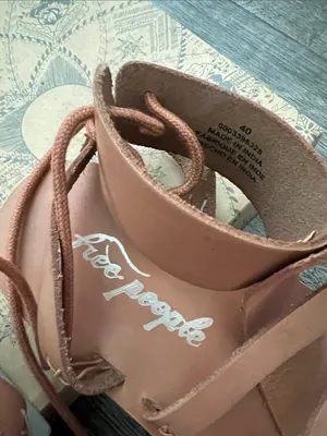 Free People Vachetta Vacation Day Wrap Leather Lace-Up Gladiator Sandals thumbnail 3