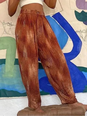 Urban Outfitters Small Retro Pleated High Waist Trouser Pants Whimsigoth Boho thumbnail 1