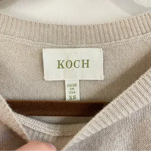 KOCH Polar Bear Merino Wool-Cashmere Blend Dolman Sweater Size‎ XS thumbnail 2