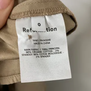 Reformation Luce Long Sleeve Stretch Khaki Midi Dress Womens 0 thumbnail 14
