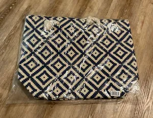 Summer & Rose Blue Aztec Rope Tote thumbnail 2