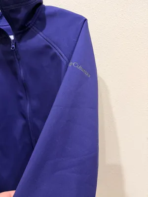 Navy Blue Columbia Full-Zip Jacket women’s large thumbnail 2