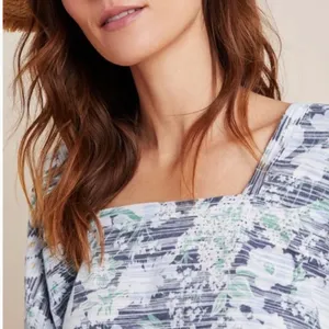 Anthropologie Deedee Floral Motif Dolman-Sleeved Top thumbnail 2