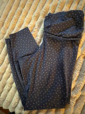 Nike Dri-fit High-Rise Navy Polka Dot Leggings thumbnail 5