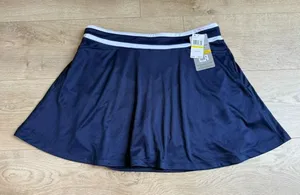 NWT PGA TOUR womens golf skort blue white UPF50 tennis outdoors flowy size M thumbnail 1