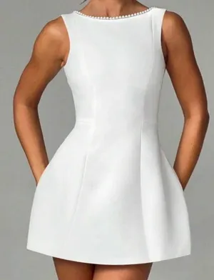 SheIn White mini dress thumbnail 3