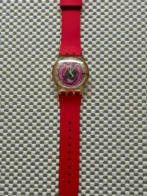 Swatch Watch Jelly in Jelly Pink Sea SUJK103 Vintage 2006 thumbnail 2
