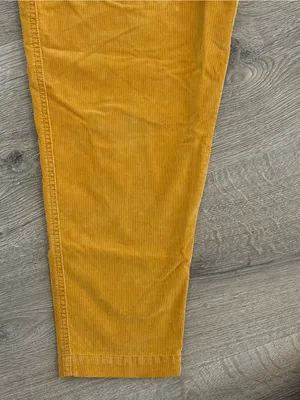 Free People Mustard Corduroy Paperbag Waist Pants thumbnail 10
