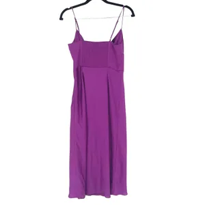 Aritzia Wilfred Bellow Satin Dress Size‎ 6 Cloudy Lilac GUC thumbnail 3