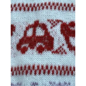 Free People Freya Fair Isle Sweater Large Boho Nordic Ski Lodge Cozy Pullover thumbnail 11
