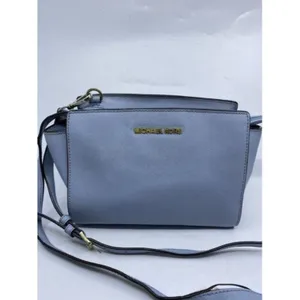 michael kors small blue cross body bag thumbnail 2