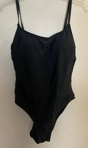 Hurley Women’s One Piece Swim Bathing Suit Black M Medium Bust 34” 36” thumbnail 1