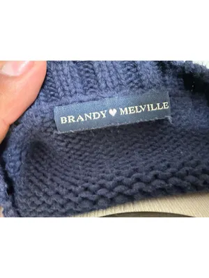 Brandy Melville Nico American Flag Knit Sweater Navy OS thumbnail 2