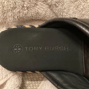 Tory Burch Leather CRISSCROSS ESPADRILLE SLIDE thumbnail 8