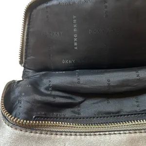 Vintage Gxn-metal Grey DKNY Tilly leather backpack with adjustable straps thumbnail 4