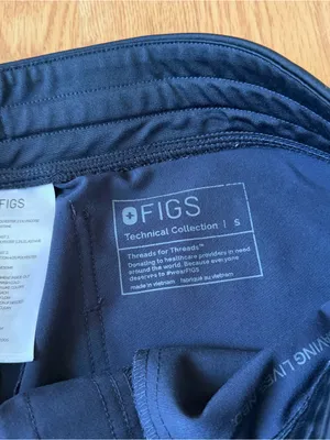 FIGS Limited Edition Women's Quiet Navy Zamora Jogger Scrub Pant thumbnail 5
