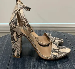 Steve Madden Snake Print Heels thumbnail 7