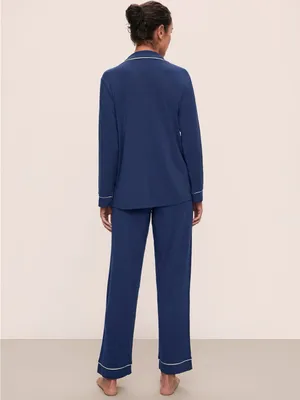 Eberjey Gisele TENCEL Modal Long Sleeve Pajama Set thumbnail 2
