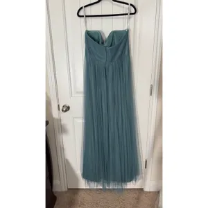 3283 | Jenny Yoo Annabelle Convertible Tulle Gown Vintage Teal Women 16 thumbnail 9